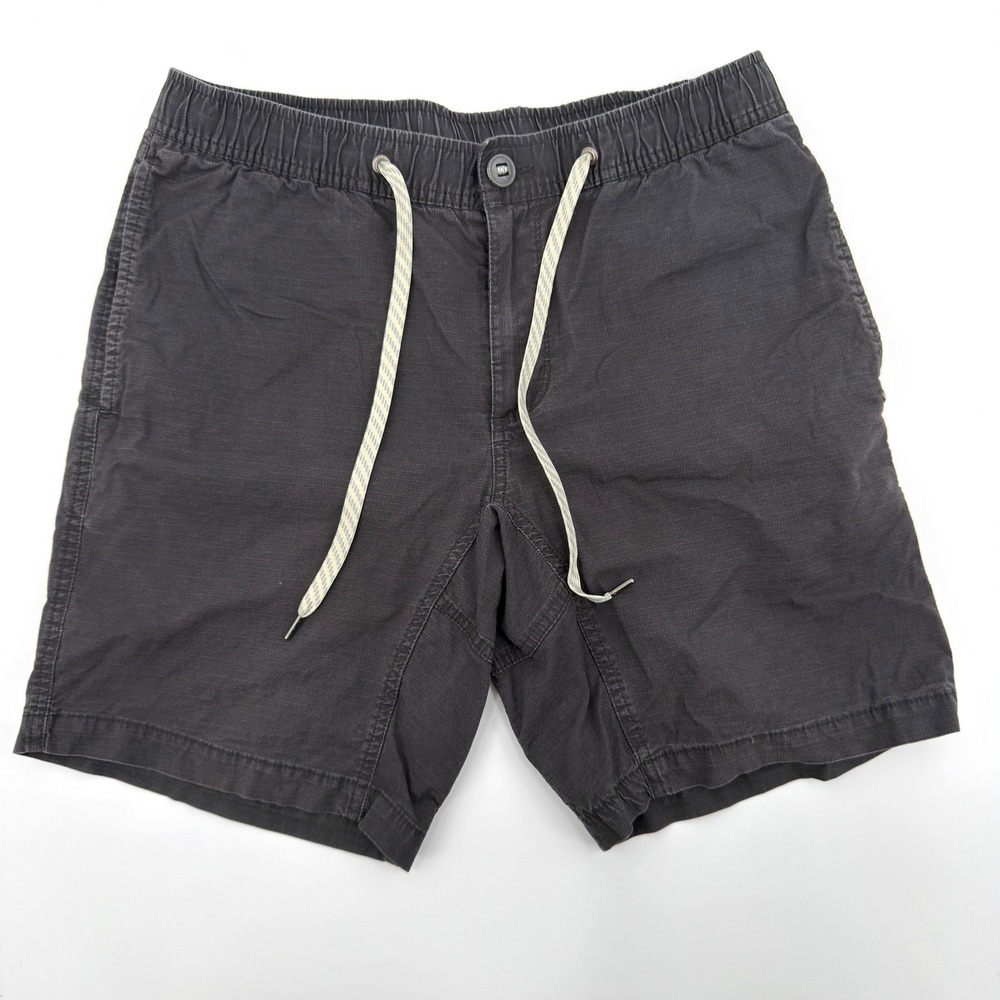 Vuori Black Drawstring Hybrid Shorts